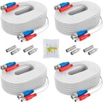 Câble bnc vidéo dc power - annke - 30m / 100ft - flexible - résistant aux intempéries - 4pcs Câble bnc vidéo dc power - annke - 30m / 100ft - flexible - résistant aux intempéries - 4pcs