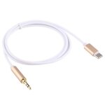 Cable type c vers aux audio jack adaptateur usb c m�le � 3. 5mm c�ble 1m dore