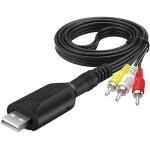 Cble de carte de capture vido usb2. 0 rca vers usb capture audio vido grabber convertisseur vhs dvd ...