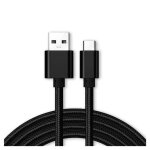 Cable de charge rsistant type c 1 mtre chargeur pour tlphone realme 8 couleur noir - yuan yuan