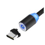 Cable de charge magntique type c resistant 1m pour tlphone oneplus 8t 6. 55 couleur noir - yuan yuan ...