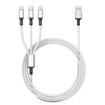 Câble de charge multiple câble multi - chargeur en nylon tressé câble usb multiple adaptateur de cordon ... Câble de charge multiple câble multi - chargeur en nylon tressé câble usb multiple adaptateur de cordon ...