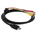 Cable convertisseur hdmi vers 3 rca av male vidéo - audio composant cable adaptateur pour hdtv 1080p ... Cable convertisseur hdmi vers 3 rca av male vidéo - audio composant cable adaptateur pour hdtv 1080p ...