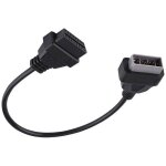 Cble de diagnostic cble de diagnostic de connecteur adaptateur obd2 14 broches  16 broches pour nissan ...