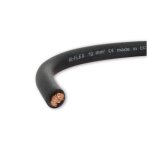 Cable electrique extra souple batterie soudage noir 10 mm - choisissezici : 5 metres