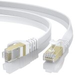 Cble ethernet 6m rj45 cat 8 cble rseau haut dbit cable plat lan cble internet cat8 compatible avec ...