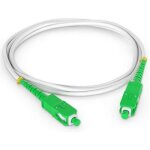 C�ble fibre optique 20m - orange livebox sfr bouygues telecom bbox - sc - apc � sc - apc (blanc) blanc ...