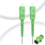 Cable fibre optique orange sfr bouygues 10m renforce avec blindage kevlar rallonge jarretiere fibre optique ...