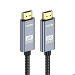 C�ble hdmi 2. 1 8k 60hz / 4k 120hz (2 m) ? transmission ultra haute d�finition ? hdr dynamique ? pour ...