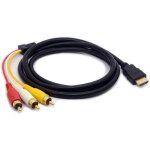Cable hdmi male vers cable audio vidéo 3 rca av adaptateur code dextension pour hdtv dvd 1080p et la ... Cable hdmi male vers cable audio vidéo 3 rca av adaptateur code dextension pour hdtv dvd 1080p et la ...