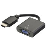 Cble hdmi mle vers vga femelle vido adaptateur convertisseur (noir1080p) - yuan yuan -