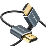 Câble hdmi vers hdmi coudé 90° degré 1m flexible et slim droit angle cordon hdmi 2. 0 supporte 3d 4k@60hz ... Câble hdmi vers hdmi coudé 90° degré 1m flexible et slim droit angle cordon hdmi 2. 0 supporte 3d 4k@60hz ...