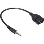 C�ble jack 35 mm vers femelle usb otg