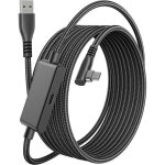 Cble link - usb c - 5m - compatible avec meta oculus quest 3s, steam vr, cble de liaison usb 3. 0 haute ...