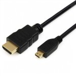 Cble micro hdmi mle vers hdmi mlede 18 mtres noir - visiodirect
