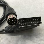 Cble pritel de remplacement pour sega megadrive 1 genesis 1 master system 1 rgb av 1. 8m eu v pin pal ...