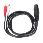 Câble de raccordement répartiteur en y jorindo xlr femelle vers double rca câble de connexion de microphone ... Câble de raccordement répartiteur en y jorindo xlr femelle vers double rca câble de connexion de microphone ...