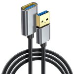 Cble rallonge usb 3. 0 2m cble extension mle a vers femelle a 5 gbps compatible pour hub usb disque ...