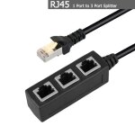 Câble répartiteur ethernet lan rj45 1 à 3 ports adaptateur réseau cat5 cat6 connecteur de prise extender ... Câble répartiteur ethernet lan rj45 1 à 3 ports adaptateur réseau cat5 cat6 connecteur de prise extender ...