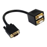 Cble rpartiteur / splitter vido vga de 30cm - cble rpartiteur vido vga de 30 cm - 1x vga (m) vers ...