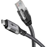 Cble rseau usb - c vers rj45 cat. 6 ftp - 15m