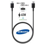 C�ble samsung usb - c vers usb - c certifi� 3a 1m noir 2025 charge rapide jusqu?� 45w synchronisation ...