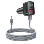 C�ble starlink mini 12v : adaptateur allume - cigare alimentation cc 12v - 24v (affichage num�rique) ...