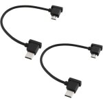 C�ble de t�l�commande lot de 2c�bles de t�l�commande type - c vers micro usb de 16 cmcompatibles avec ...