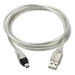C�ble usb 2. 0 m�le compatible firewire dv ieee 1394 4 broches m�le ilink pour camescope dcr trv75e