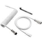 C�ble usb type - c pour claviers de c�ble de clavier m�canique � double manchon c�ble enroul� personnalis� ...