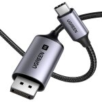 C�ble usb c vers displayport 1. 4 8k 60hz 4k 240hz 32. 4gbps compatible avec iphone 16 plus pro max 15 ...