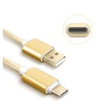 Cable usb - c pour xiaomi redmi note 11 pro plus 5g - xiaomi pad 5 (mi pad 5) 11 - nylon or 1 m�tre - ...