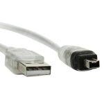 Cble usbusb mle  firewire ieee 1394 4 broches mle ilink adaptateur cordon firewire 1394 cble pour ...