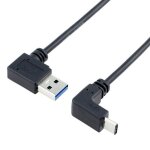 Cablecc c�ble de donn�es usb 3. 1 usb - c vers le haut vers le bas coud� � 90 degr�s vers la gauche a ...