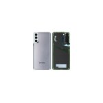 Cache batterie vitre arri�re premium phantom silver pour samsung galaxy s21 plus 5g g996
