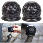 Cache - boule pour crochet de remorque - lot de 2 pour attelages  tte sphrique jusqu 50 mm - cache ...