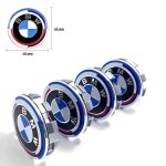 Cache - moyeux de roue bmw 68 mm 50e dition ? cache - moyeux haut de gamme pour jantes bmw design lgant ...