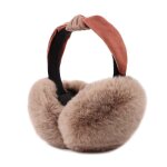 Cache - oreilles en peluche chaude pour femme hiver pour temps froid taille libre
