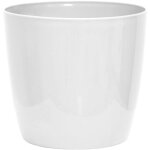 Cache - pot brillant - garden id - shiny rouge avec roulettes - 35 x 32 cm - aspect céramique - Étanche ... Cache - pot brillant - garden id - shiny rouge avec roulettes - 35 x 32 cm - aspect céramique - Étanche ...