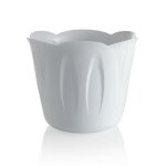 Cache - pot - mimosa - d 30 cm - blanc