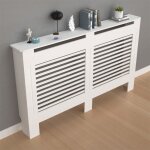Cache radiateur blanc bois - grille couvercle radiateur maison de chauffage en mdf couvre radiateur armoire ... Cache radiateur blanc bois - grille couvercle radiateur maison de chauffage en mdf couvre radiateur armoire ...