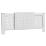 Cache - radiateur réglable design contemporain longueur extensible 136 - 200 x 215 x 917 cm blanc Cache - radiateur réglable design contemporain longueur extensible 136 - 200 x 215 x 917 cm blanc