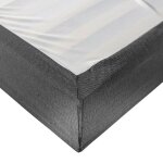 Cache - sommier anthracite leave - someo 160x200
