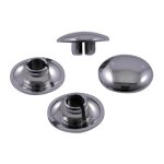 Cache - vis chrom pour vis hexagonales m8 4pcs - marque - modle - empreinte hexagonale - revtement ...