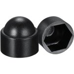 Cache vis crou - 100 pices m8 clef 13mm plastique - noir tiquette