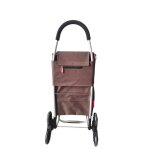 Caddie - chariot de marche - 100% polyester 600d - capacit 50l - tout isotherme - 6 roues - chocolat ...