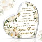 Cadeau 18 ans fille anniversaire 18 ans fille - ornements en acrylique cadeau ado 18 idee cadeaux anniversaire ...