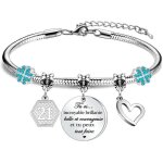 Cadeaux danniversaire pour femmes bracelet 21me cadeaux danniversaire pour fille nice s?ur amie