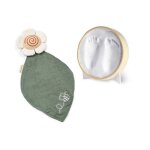 Coffret de naissance empreinte et doudou - nature et decouvertes - moulage empreintes - chevalet en bois ...