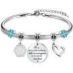 Cadeaux danniversaire pour femmes bracelet 20ème cadeaux danniversaire pour fille nièce s?ur amie Cadeaux danniversaire pour femmes bracelet 20ème cadeaux danniversaire pour fille nièce s?ur amie